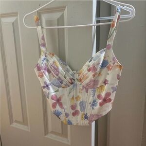 Floral Corset Top